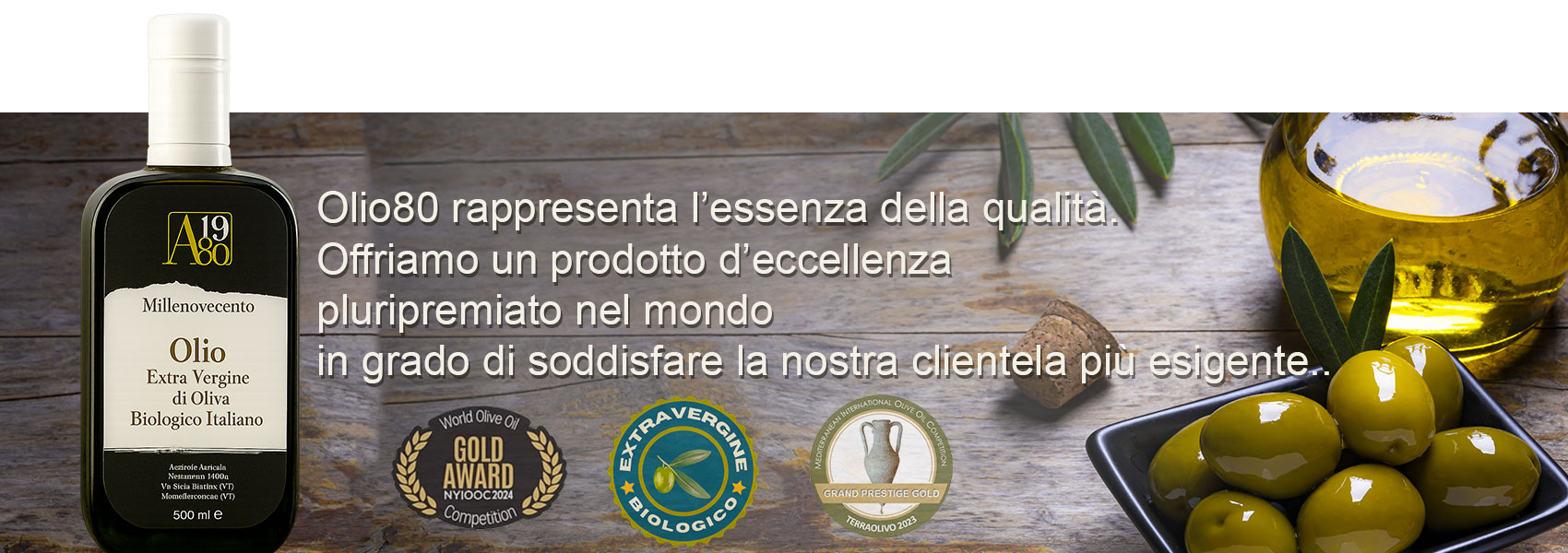 Olio80 - olio EVO della Tuscia