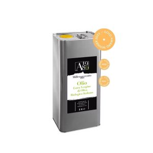 Olio extravergine di oliva Olio80 in latta da 5 litri